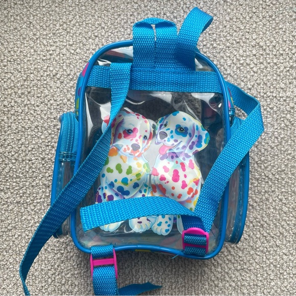 Lisa Frank Spotty Dotty Dalmatian Dog Puppy Clear Mini Backpack Polka Dots FLAWS - Picture 13 of 13